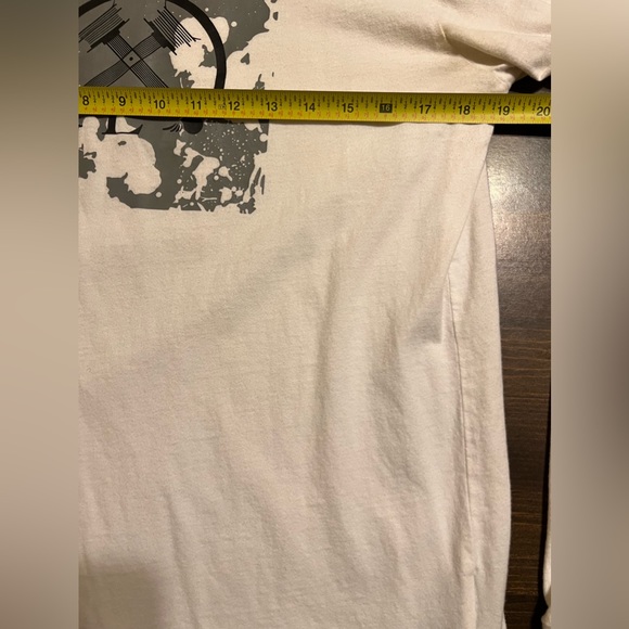 Civil Regime World Tour Long Sleeve Shirt Medium White Double Sided Graphic - Picture 7 of 13